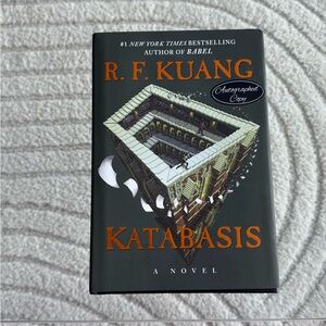 Katabasis by R.F. Kuang Hardcover Book Signed Edition